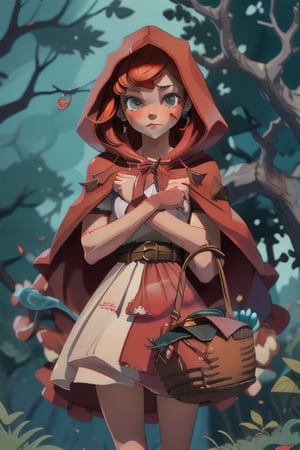 Red riding hood, RedHoodWaifu, forrest