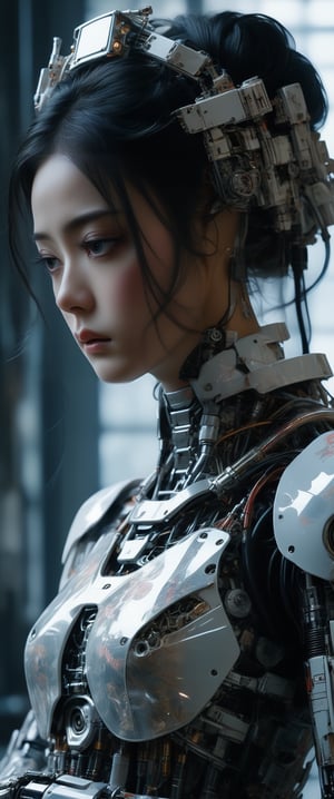 breathtaking ethereal RAW photo of female (A Robot Geisha with a(( High Gloss )),((white Plastic face)) and Body.Cyborg,Girl,Android


 )), dark and moody style, perfect face, outstretched perfect hands . masterpiece, professional, award-winning, intricate details, ultra high detailed, 64k, dramatic light, volumetric light, dynamic lighting, Epic, splash art .. ), by james jean $, roby dwi antono $, ross tran $. francis bacon $, michal mraz $, adrian ghenie $, petra cortright $, gerhard richter $, takato yamamoto $, ashley wood, tense atmospheric, , , , sooyaaa,IMGFIX,Comic Book-Style,Movie Aesthetic,action shot,photo r3al,bad quality image,oil painting, cinematic moviemaker style,Japan Vibes,H effect,koh_yunjung ,koh_yunjung,kwon-nara,sooyaaa,colorful,bones,skulls,armor,han-hyoju-xl
,DonMn1ghtm4reXL, ct-fujiii,ct-jeniiii, ct-goeuun,mad-cyberspace,FuturEvoLab-mecha,cinematic_grain_of_film,a frame of a animated film of,score_9,3D,style akirafilm,Wellington22A,cyborg style,ct-virtual,Cyberpunk geisha