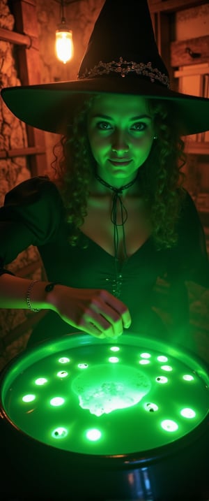  70mm lens, full-color photograph, shadows, cinematics lighting, volumetric lights, realistic lights, three quarter view, film grain, BREAK, Background: a witch's hut, dark, Top down view of a young witch, stirring in a cauldron full of a green soup-like liquid, eye-balls floating in the soup, green luminescent text in the soup that says: "CTMAKER", orange light in the back ground, looking at the viewer





.

.. Film grain and blur enhance the cinematic feel, transporting us back to a low-res 1980s movie screen.,ct-jennie,ct-vero13,ct-smeraldity,ct-bibity
t.,ct-chasartre,ct-bustyy2,ct-kbright,ct-chainb,ct-biskitity,ct-rosity,ct-smeraldity,ct-hyuntity,ct-leetity,ct-arix,ct-savaga,ct-muun,ct-vituajis,ct-identityV2,ct-dbe,ct-blondie,ct-amantity,ct-portuguitity,ct-blodolx