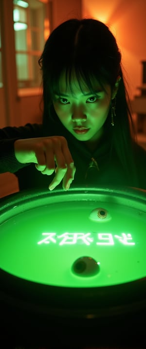  70mm lens, full-color photograph, shadows, cinematics lighting, volumetric lights, realistic lights, three quarter view, film grain, BREAK, Background: a witch's hut, dark, Top down view of a young witch, stirring in a cauldron full of a green soup-like liquid, eye-balls floating in the soup, green luminescent text in the soup that says: "CTMAKER", orange light in the back ground, looking at the viewer





.

.. Film grain and blur enhance the cinematic feel, transporting us back to a low-res 1980s movie screen.,ct-jennie,ct-vero13,ct-smeraldity,ct-bibity
t.,ct-chasartre,ct-bustyy2,ct-kbright,ct-chainb,ct-biskitity,ct-rosity,ct-smeraldity,ct-hyuntity,ct-leetity,ct-arix,ct-savaga,ct-muun,ct-vituajis,ct-identityV2,ct-dbe,ct-blondie,ct-amantity,ct-portuguitity,ct-blodolx