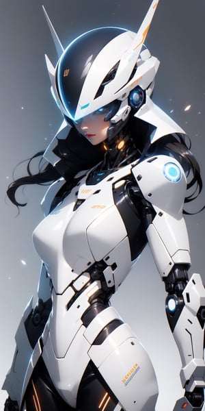 ((Best quality)), ((masterpiece)), (detailed: 1.4), Alafed woman in futuristic costume posing for photo, In futuristic white armor, Girl in Mecha Cyber Armor, Unreal Engine Rendering + goddes, Cyborg porcelain armor, Shiny White Armor, gynoid cyborg body, Beautiful and charming cyborg woman, diverse cybersuits, beautiful cyborg woman, beutiful white girl cyborg, In futuristic armor, The perfect cyborg woman, Radiant, nijistyle,niji,anime