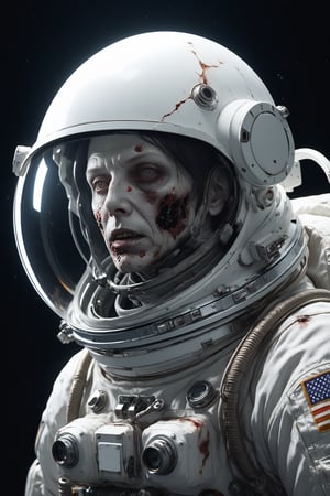 score_9, score_8_up, score_7_up,Best quality, Masterpiece, Ultra High Resolution, (Realistic:1.37), ((full body shot:1.3)), zombie astronaut with broken helmet in anime style, 4k, high quality
 8K full-body rendering, Full character rendering, artstation, masterpiece, horror,