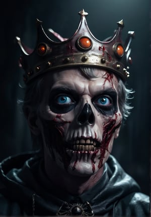 The king of halloween, 4k,eyes shoot, dark ambience, gore