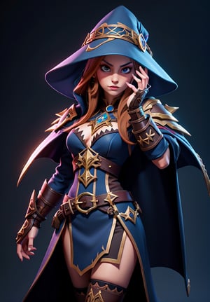 Dark mage, intricate details, high resolution, high quality