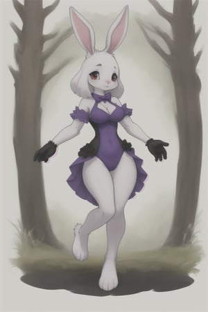 anthromorphic female rabbit, full_body, vivid detail, furry