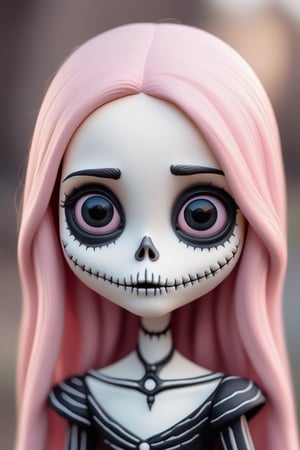 exaggerate caricature photo of young Sally Skellington in the style of Lilia Alvarado and sarah andersen::1

pastel pink::0.3