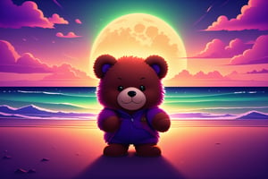 sharpen a very cute image of (a humble 3d teddy bear with shorts on looking afar) at the sunset at the stunning tropical beach
BREAK
vapourwave, oil painting style cg illustration rendered in multiple units creating an absurdres with the (best quality, high quality) majestic wallpaper 128k, go!,,<lora:659111690174031528:1.0>