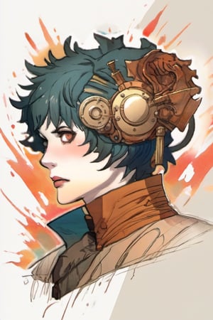 Ram sticker, fantasy character, soul, digital illustration, comic book style, steampunk noir, perfect anatomy, centered, approaching perfection, dynamic, highly detailed, watercolor painting, artstation, concept art, soft, sharp focus, illustration, art by Carne Griffiths and Wadim Kashin, more realistic ,Fire Emblem