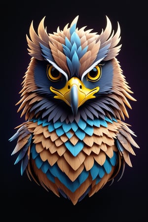 (full body) intricate coloring, vector graphic logo design of a falcon, 3-6-9 pattern, art and mathematics fusion, high resolution, kawaii, cute, Elegant, subtle gradient, sophisticated, muted color scheme, hyper detailed, trending at artstation, sharp focus, studio photography, highly detailed, centered, bright color, solid dark background, made with adobe illustrator, movie still, Leonardo Style, 3d style ,3d style,photo r3al