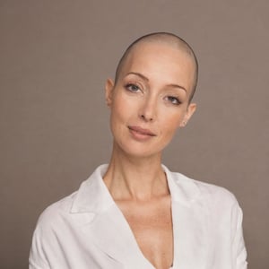 bald woman