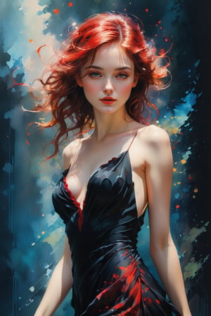 Poster, close-up, Full body, Shadow art, red outline drawing on a dark black background, Red outline silhouette, flowing hair, silhouette of a beautiful young woman, perfect physique, slender graceful forms, charming modesty, perfection in a tight black silk dress, resolution 8k, Side view, Shadows, Mysterious, style of Jean Baptiste Monge, Thomas Kinkade, David Palumbo, Carne Griffiths, in the style of the Renaissance, exuding elegance amidst pastoral beauty. (masterpiece, top quality, best quality, official art, beautiful and aesthetic:1.2), (1girl:1.4), portrait, extreme detailed, highest detailed, simple background, 16k, high resolution, perfect dynamic composition, bokeh, (sharp focus:1.2), super wide angle, high angle, high color contrast, medium shot, depth of field, blurry background,impressionist painting, magic splash, fantasy art, watercolor effect, bokeh, digital painting, soft lighting, retro aesthetic, natural lighting, cinematic, masterpiece, highly detailed, intricate, extreme texture, octane render