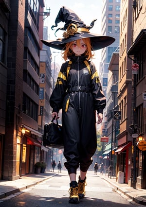 Red eyes, evil, golden, shiny, gold hair,High detailed ,midjourney,perfecteyes,Color magic,urban techwear,hmochako,better witch,witch, witch