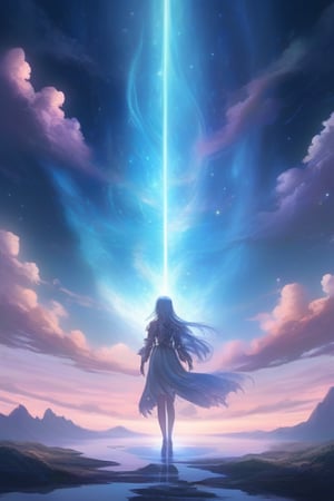 (masterpiece,best quality, ultra realistic, RAW photo), ethereal fantasy concept art of pixel anime art . magnificent, celestial, ethereal, painterly, epic, majestic, magical, fantasy art, cover art, dreamy