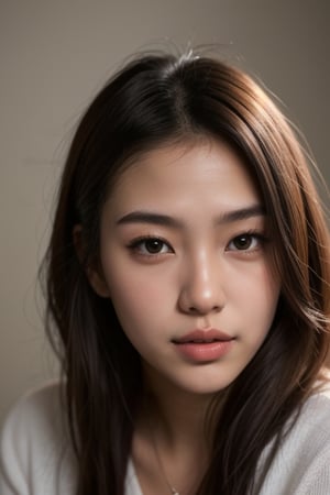 same face girl name aria, round face, very tan asian girl, Instagram influencer, black long hair, glossy juicy lips, brown eyes cute, 18-year-old girl,photorealistic,portrait,Extremely Realistic,<lora:659111690174031528:1.0>