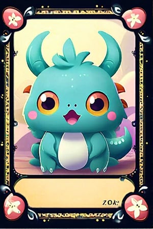 card game, monster cute, borders