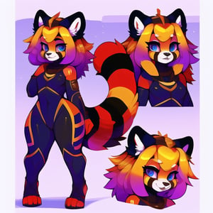 (CharacterSheet:1),1boy ,sexy,red_panda, outer_space,ancient_egyptian, lavender_hair, blue_eyes, anthromorph, high_resolution, digital_art, cute_fang, golden_jewelry, messy_hair, curvy_figure, space_suit, (multiple views, full body, upper body, reference sheet:1), back view, front view,(white background, simple background:1.2),(dynamic_pose:1.2),(masterpiece:1.2), (best quality, highest quality), (ultra detailed), (8k, 4k, intricate), (50mm), (highly detailed:1.2),(detailed face:1.2), detailed_eyes,(gradients),(ambient light:1.3),(cinematic composition:1.3),(HDR:1),Accent Lighting,extremely detailed,original, highres,(perfect_anatomy:1.2),  