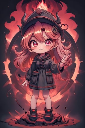 a 12-year-old female Welsh grave digger with strawberry blonde hair and glowing ember eyes casting ghostly fire magic with an old magical miners lamp.,Adorable,1girl,fantasy00d,chibi,High detailed ,ppcp
