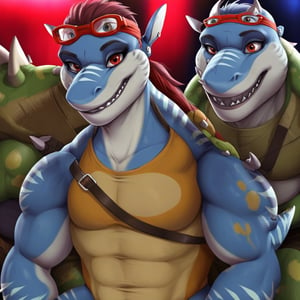 ninja turtles. green reptiles. heroes fantasy cartoons characters,tag score,shark