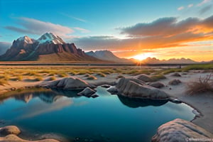 Snow-capped mountains: Imagine standing in a vast mountain range, surrounded by towering peaks adorned with blankets of glistening white snow. The jagged edges of the mountains create a dramatic and awe-inspiring landscape. The air is crisp and cool, and the silence is almost palpable. As sunlight reflects off the snow, it casts a soft, ethereal glow. The contrast between the pristine white snow and the deep blue sky adds to the breathtaking beauty of the scene.

Pristine beaches: Picture yourself on a pristine beach with soft, powdery sand beneath your feet. The beach stretches for miles, meeting the clear, turquoise waters of the ocean. Gentle waves roll in, creating a soothing sound. Palm trees sway in the tropical breeze, casting patches of shade on the golden sand. The colors are vibrant and inviting, with the sunlight dancing on the water's surface. Seashells and colorful marine life may dot the shoreline, adding to the natural beauty of the scene.

Lush green forests: Step into a dense forest filled with towering trees reaching towards the sky. Sunlight filters through the lush canopy, creating a dappled effect on the forest floor. The air is fresh and filled with the scent of earth and vegetation. Various shades of green dominate the landscape, intermixed with bursts of color from flowers and foliage. The forest is alive with the sounds of birds chirping and leaves rustling in the wind. It's a tranquil and immersive environment that evokes a deep connection with nature.

Colorful sunsets: Imagine standing on an open expanse as the sun starts its descent. The sky transforms into a canvas of vibrant colors. Shades of orange, pink, and purple gradually blend together, creating a breathtaking spectacle. The setting sun casts a warm glow over the landscape, accentuating the silhouettes of trees, buildings, and mountains. The whole atmosphere exudes a sense of serenity and wonder, as the day gracefully transitions into night.

Vast deserts: Picture yourself in a vast desert, where sand dunes rise and fall like waves frozen in time. The landscape is seemingly endless, with shades of golden sand stretching as far as the eye can see. Towering rock formations jut out from the ground, adding texture and intrigue to the scene. The sun beats down, casting an otherworldly glow on the arid landscape. The desert's silence and isolation create a unique sense of tranquility and introspection.

Spectacular waterfalls: Stand before a majestic waterfall as water cascades down with tremendous force. The sound of rushing water fills the air, creating a powerful symphony. Mist rises from the impact, cooling the surrounding area and creating a mystical atmosphere. Rainbows often form in the spray, adding a touch of magic to the scene. The sheer power and beauty of the waterfall command attention and leave a lasting impression.

Serene lakes: Picture a serene lake nestled in a picturesque setting. Surrounded by mountains, meadows, or forests, the lake's calm surface reflects the surrounding scenery like a mirror. The water is crystal clear, allowing you to see the underwater world beneath. The air is still, and the only sounds are gentle lapping waves and the occasional chirping of birds. It's a tranquil oasis that inspires relaxation and contemplation.