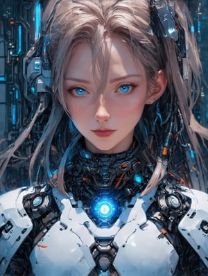 photo of ohwx woman cyborg, cyberpunk, modelshoot style, (extremely detailed CG unity 8k wallpaper), full shot body photo of the most beautiful artwork in the world, circuit boards, wires, professional majestic oil painting by Ed Blinkey, Atey Ghailan, Studio Ghibli, by Jeremy Mann, Greg Manchess, Antonio Moro, trending on ArtStation, trending on CGSociety, Intricate, High Detail, Sharp focus, dramatic, photorealistic painting art by midjourney and greg Rutkowski,FuturEvoLabMecha