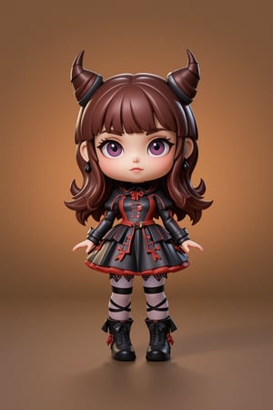 1girl. 3D. chibi, Halloween costume.