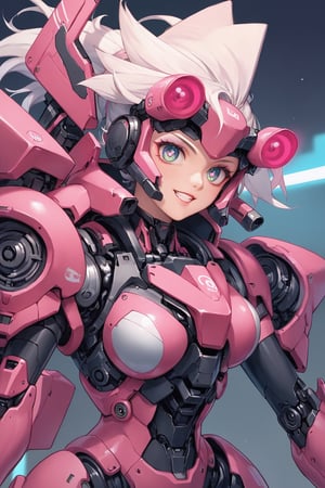 score_9, score_8_up, score_7_up, score_6_up, score_5_up, score_4_up, 
Source_Anime, Source_Japanese anime, Source_Pro anime, FuturEvoLab-Lora-mecha, 
1girl, solo, adorable robot girl, futuristic lightweight armor, sparkling eyes, playful hairstyle, pastel neon environment, interactive pose, high-tech gadgets around, soft shadows
