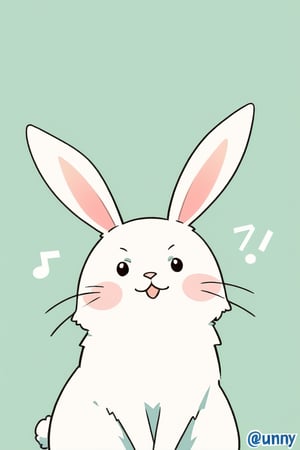 score_9, score_8_up, score_7_up, one cute bunny, one bunny, white bbunny, thick outlined, art style, cartoon style, clean gradient bckground, no collar,txznf
