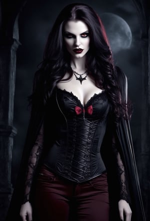 beautiful Vampire female dark 