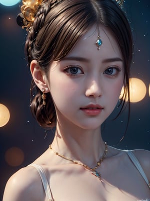(best quality, masterpiece:1.2),ultra detailed,(photo realistic:1.4),solo,cute girl,fantasy_princess,,close up face,