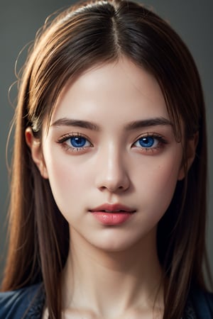 RAW photo, best quality, photorealistic, masterpiece, 1girl, blue eyes, beautifull face, beautiful eyes, shirt, intricate detailed, detailed skin, pore, detailed background