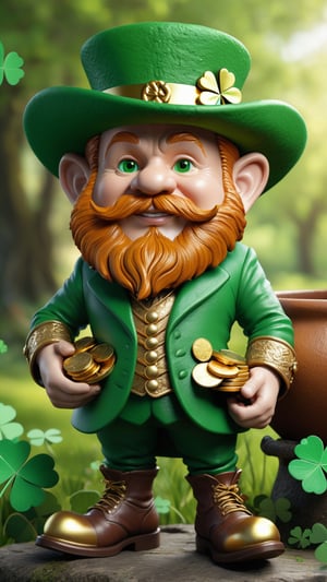 (male_old:1.9), solo, (((1male_Leprechaun_monster_horror_chibi_small_dwarf:1.9))), (reddish hair), realistic, real, (reddish eyebrows, beard and sideburns), fantasy, (((St. Patrick's Day Deluxe Costume Set: Bright green jacket, silver buttons, green leggings, large brown shoes with chunky silver buckles, and high-crowned green tricorn hat:1.9))), (((clay pot full of gold coins, golden horseshoe:1.9))), (((in his right hand holding a four-leaf clover:1.9))), perfect face, perfect eyes, perfect_arms, perfect hands, perfect legs, wearing an intricate details, (fields_ireland_rainbow_background:1.9), (((full_body:1.9))), (((standing))).



PNG image format, sharp lines and borders, solid blocks of colors, over 300ppp dots per inch, 32k ultra high definition, 530MP, Fujifilm XT3, cinematographic, (photorealistic:1.9), 4D, High definition RAW color professional photos, photo, masterpiece, realistic, ProRAW, realism, photorealism, high contrast, digital art trending on Artstation ultra high definition detailed realistic, detailed, skin texture, hyper detailed, realistic skin texture, facial features, armature, best quality, ultra high res, high resolution, detailed, raw photo, sharp re, lens rich colors hyper realistic lifelike texture dramatic lighting unrealengine trending, ultra sharp, pictorial technique, (sharpness, definition and photographic precision), (contrast, depth and harmonious light details), (features, proportions, colors and textures at their highest degree of realism), (blur background, clean and uncluttered visual aesthetics, sense of depth and dimension, professional and polished look of the image), work of beauty and complexity. perfectly complete symmetrical body.
(aesthetic + beautiful + harmonic:1.5), (ultra detailed face, ultra detailed eyes, ultra detailed mouth, ultra detailed body, ultra detailed hands, ultra detailed clothes, ultra detailed background, ultra detailed scenery:1.5),




CELTS,more detail XL