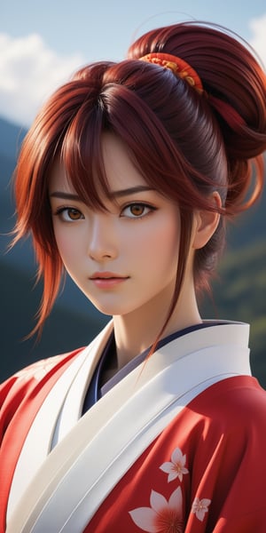 (the Kenshin Himura:1.9), male, (long, thick and abundant deep red hair, ponytail, a few strands of hair falling down her face: 1.9), (golden eyes), (sharp look in her Hitokiri Battousai version), (wears a red kimono and a white hakama:1.9), (wielding his sakabato katana with his right hand: 1.9), (full body:1.9),



by Greg Rutkowski, artgerm, Greg Hildebrandt, and Mark Brooks, full body, Full length view, PNG image format, sharp lines and borders, solid blocks of colors, over 300ppp dots per inch, 32k ultra high definition, 530MP, Fujifilm XT3, cinematographic, (photorealistic:1.6), 4D, High definition RAW color professional photos, photo, masterpiece, realistic, ProRAW, realism, photorealism, high contrast, digital art trending on Artstation ultra high definition detailed realistic, detailed, skin texture, hyper detailed, realistic skin texture, facial features, armature, best quality, ultra high res, high resolution, detailed, raw photo, sharp re, lens rich colors hyper realistic lifelike texture dramatic lighting unrealengine trending, ultra sharp, pictorial technique, (sharpness, definition and photographic precision), (contrast, depth and harmonious light details), (features, proportions, colors and textures at their highest degree of realism), (blur background, clean and uncluttered visual aesthetics, sense of depth and dimension, professional and polished look of the image), work of beauty and complexity. perfectly complete symmetrical body.
(aesthetic + beautiful + harmonic:1.5), (ultra detailed face, ultra detailed eyes, ultra detailed mouth, ultra detailed body, ultra detailed hands, ultra detailed clothes, ultra detailed background, ultra detailed scenery:1.5),

3d_toon_xl:0.8, JuggerCineXL2:0.9, detail_master_XL:0.9, detailmaster2.0:0.9, perfecteyes-000007:1.3,more detail XL,SDXLanime:0.8, LineAniRedmondV2-Lineart-LineAniAF:0.8, EpicAnimeDreamscapeXL:0.8, ManimeSDXL:0.8, Midjourney_Style_Special_Edition_0001:0.8, animeoutlineV4_16:0.8, perfect_light_colors:0.8, CuteCartoonAF, Color, multicolor,Extremely Realistic,photo r3al