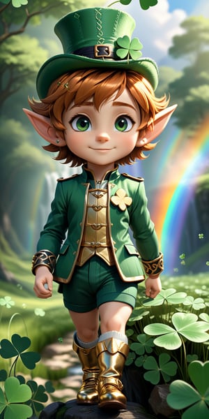 (male_old:1.9), solo, (((1male_Leprechaun_elf_old_chibi_small_dwarf:1.9))), (reddish curly hair), (reddish eyebrows, beard and sideburns), fantasy, (St. Patrick's Day Deluxe Costume Set: Bright green jacket, silver buttons, green leggings, large brown shoes with chunky silver buckles, and high-crowned green tricorn hat:1.9), (clay pot full of gold coins, golden horseshoe:1.9), (in his right hand holding a four-leaf clover:1.9), perfect face, perfect eyes, perfect_arms, perfect hands, perfect legs, wearing an intricate details, (fields_ireland_rainbow_background:1.9), (((full_body:1.9))), (((standing))).



Perfect Anatomy, Perfect proportions, Perfect face, Strong brightness on the face, Facial details, intricate details, vibrant colors, perfect feet, perfect legs, perfect hands, perfect arms, perfect fingers, highly detailed skin, textured skin, defined body features, detailed shadows, narrow waist, aesthetic,




PNG image format, sharp lines and borders, solid blocks of colors, over 300ppp dots per inch, 32k ultra high definition, 530MP, Fujifilm XT3, cinematographic, (photorealistic:1.6), 4D, High definition RAW color professional photos, photo, masterpiece, realistic, ProRAW, realism, photorealism, high contrast, digital art trending on Artstation ultra high definition detailed realistic, detailed, skin texture, hyper detailed, realistic skin texture, facial features, armature, best quality, ultra high res, high resolution, detailed, raw photo, sharp re, lens rich colors hyper realistic lifelike texture dramatic lighting unrealengine trending, ultra sharp, pictorial technique, (sharpness, definition and photographic precision), (contrast, depth and harmonious light details), (features, proportions, colors and textures at their highest degree of realism), (blur background, clean and uncluttered visual aesthetics, sense of depth and dimension, professional and polished look of the image), work of beauty and complexity. perfectly symmetrical body.

(aesthetic + beautiful + harmonic:1.5), (ultra detailed face, ultra detailed eyes, ultra detailed mouth, ultra detailed body, ultra detailed hands, ultra detailed clothes, ultra detailed background, ultra detailed scenery:1.5),

3d_toon_xl:0.8, JuggerCineXL2:0.9, detail_master_XL:0.9, detailmaster2.0:0.9, perfecteyes-000007:1.3,ac0da924-a014-4dfe-a075-15fefceb1cb5:0.4,k4k3k-04:0.1