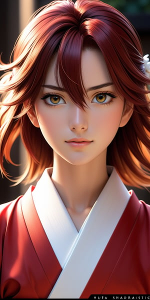 (((the Kenshin Himura:1.9))), (male:1.9), (long, thick and abundant deep red hair, ponytail, a few strands of hair falling down her face: 1.9), (golden eyes), (sharp look in her Hitokiri Battousai version), (wears a red kimono and a white hakama:1.9), (wielding his sakabato katana with his right hand: 1.9), (full body:1.9),



by Greg Rutkowski, artgerm, Greg Hildebrandt, and Mark Brooks, full body, Full length view, PNG image format, sharp lines and borders, solid blocks of colors, over 300ppp dots per inch, 32k ultra high definition, 530MP, Fujifilm XT3, cinematographic, (photorealistic:1.6), 4D, High definition RAW color professional photos, photo, masterpiece, realistic, ProRAW, realism, photorealism, high contrast, digital art trending on Artstation ultra high definition detailed realistic, detailed, skin texture, hyper detailed, realistic skin texture, facial features, armature, best quality, ultra high res, high resolution, detailed, raw photo, sharp re, lens rich colors hyper realistic lifelike texture dramatic lighting unrealengine trending, ultra sharp, pictorial technique, (sharpness, definition and photographic precision), (contrast, depth and harmonious light details), (features, proportions, colors and textures at their highest degree of realism), (blur background, clean and uncluttered visual aesthetics, sense of depth and dimension, professional and polished look of the image), work of beauty and complexity. perfectly complete symmetrical body.
(aesthetic + beautiful + harmonic:1.5), (ultra detailed face, ultra detailed eyes, ultra detailed mouth, ultra detailed body, ultra detailed hands, ultra detailed clothes, ultra detailed background, ultra detailed scenery:1.5),

3d_toon_xl:0.8, JuggerCineXL2:0.9, detail_master_XL:0.9, detailmaster2.0:0.9, perfecteyes-000007:1.3,more detail XL,SDXLanime:0.8, LineAniRedmondV2-Lineart-LineAniAF:0.8, EpicAnimeDreamscapeXL:0.8, ManimeSDXL:0.8, Midjourney_Style_Special_Edition_0001:0.8, animeoutlineV4_16:0.8, perfect_light_colors:0.8, CuteCartoonAF, Color, multicolor,Extremely Realistic,photo r3al,Stylish
