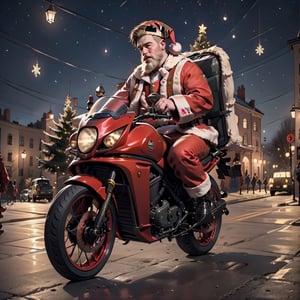 santa on his midnight ride ,wrenchftmfshn,b33rb3lly,Christmas