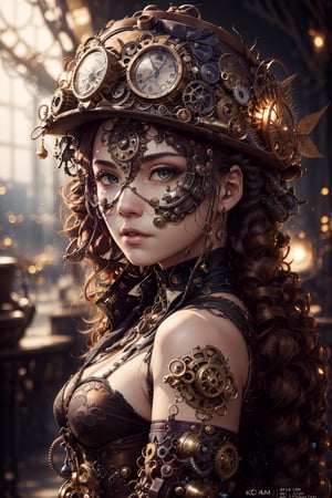 steampunk face,1girl solo,(masterpiece),(8k quality), (ultra-detailed), best shadow, (photorealistic:1.4), ((high res)), shade, backlighting, depth of field, closeup, finely detailed, physically-based rendering, original, perfect lighting, smooth, hdr, 8k resolution,
(studio photography), cinematic lighting, gorgeous shot, portrait shot,
amazing reflection, great details,full body,
(simple background), 
