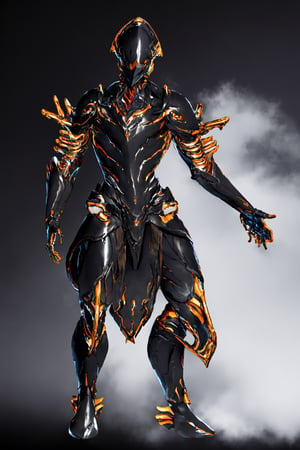 (masterpiece, best quality, high quality, absurd), (1boy, man, robot, humanoid, symmetry, alone, highly detailed design, good body), (thick neck, wide shoulders), (detailed helmet, detailed suit), ((dark background:1.4)), ((fog:1.4)), (full body, front view), Warframe
