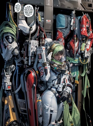 Highly detailed RAW color Photo, Rear Angle, Full Body, of (female space soldier, wearing vivid dark red and white space suit, helmet, tined face shield, re-breather, accentuated booty), outdoors, (looking up at advanced alien structure), toned body, big butt, (sci-fi), (mountains:1.1), (lush green vegetation), (two moons in sky:0.8), (highly detailed, hyperdetailed, intricate), (lens flare:0.7), (bloom:0.7), particle effects, raytracing, cinematic lighting, shallow depth of field, photographed on a Sony a9 II, 50mm wide-angle lens, sharp focus, cinematic film still from Gravity 2013, (NSFW)