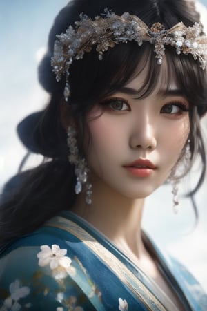 Okinawa beautfull woman, ultra realistic, 8K