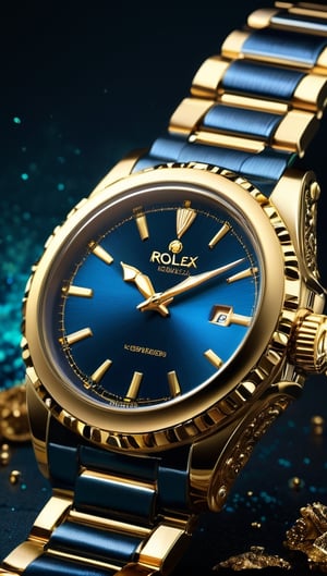 Gorgeous rollex watch, metallic, studio photo, highly detailed matte painting, deep color, fantastical, intricate detail, splash screen, complementary colors, fantasy concept art, 8k resolution trending on Artstation Unreal Engine 5
,Leonardo style 
