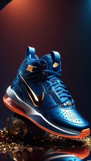 Gorgeous nike shoes, metallic, studio photo, highly detailed matte painting, deep color, fantastical, intricate detail, splash screen, complementary colors, fantasy concept art, 8k resolution trending on Artstation Unreal Engine 5
,Leonardo style, high_resolution