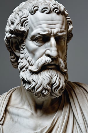 ((Extremely Realistic)),masterpiece, best quality, ultra-detailed, 8K, create an image
greek sculpture, Homer at the British Museumr, close up, grey background. style raw, ar 71:129, stylize 750
