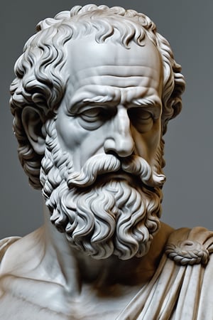 ((Extremely Realistic)),masterpiece, best quality, ultra-detailed, 8K, create an image
greek sculpture, Homer at the British Museumr, close up, grey background. style raw, ar 71:129, stylize 750