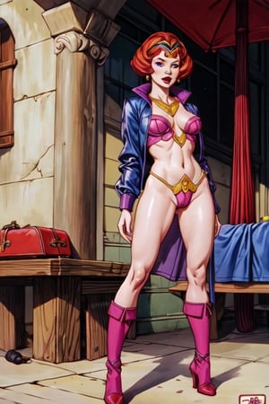 armwear clothing evil-lyn exposed_torso female filmation footwear futa_on_female futanari intersex jichael legwear manual masters_of_the_universe outerwear pale_skin teela