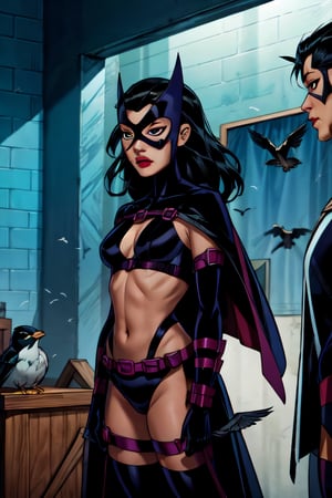 birds_of_prey bondage dc huntress huntress_(dc_comics) slavetrader tagme