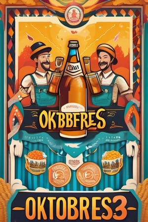 A vibrant graffiti & street art inspired poster for (("Oktoberfest 2023":1.5)), featuring a lively and energetic scene with spirited individuals hoisting steins of frothy beer amidst swirling splashes of bold colors. The composition should exude a sense of celebration and community, with dynamic brushstrokes and tags capturing the essence of the festival's atmosphere. Incorporate a range of warm and inviting hues, such as fiery oranges, electric yellows, and deep reds, to evoke the excitement and warmth of the event.