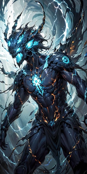 A creature that appears to be made entirely of energy, with a shifting, amorphous form that crackles with electricity. It can manipulate electromagnetic fields to disorient and incapacitate its enemies.
