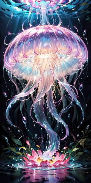 A creature that resembles a gigantic, translucent jellyfish floating through the air. It has tendrils that trail behind it, each one ending in a stinger filled with a paralyzing venom.
