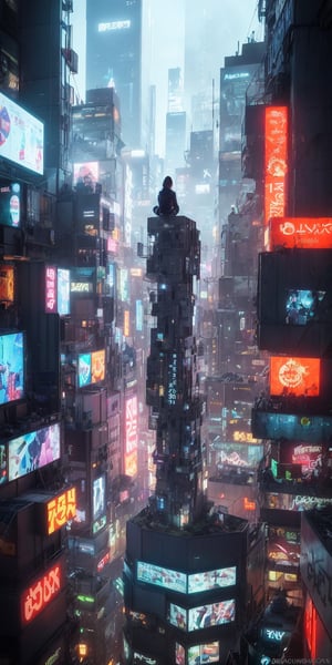 Gazing out at a cityscape bathed in the neon glow of holographic advertisements, a lone hacker sits perched on a rooftop. Her fingers dance across a holographic keyboard, her expression a mix of defiance and exhilaration as she cracks into the city's intricate digital infrastructure. In the shadows, she fights for freedom and justice in a world increasingly controlled by technology.
