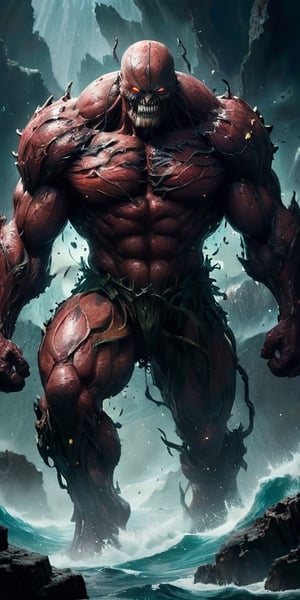 The Abyssal Titan Awoken from the depths of a dark ocean planet, a colossal titan emerges. Its body is a patchwork of grotesque features—eyes of different shapes and sizes, mouths that gnash with jagged teeth, and limbs ending in razor-sharp appendages. It moves with a slow, purposeful gait, leaving destruction in its wake.

